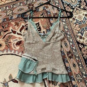 Knit tank top